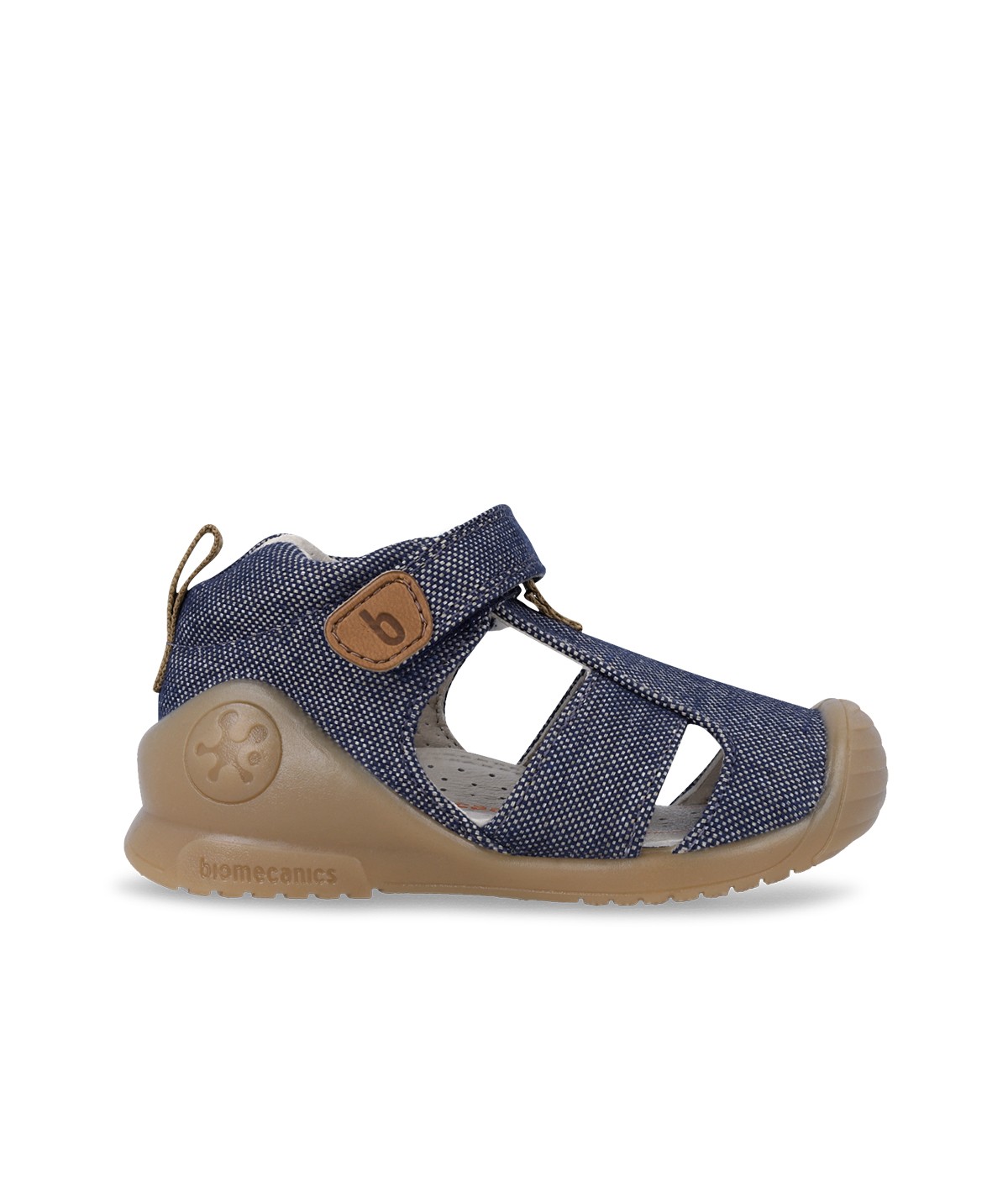 Sandale en toile bleu