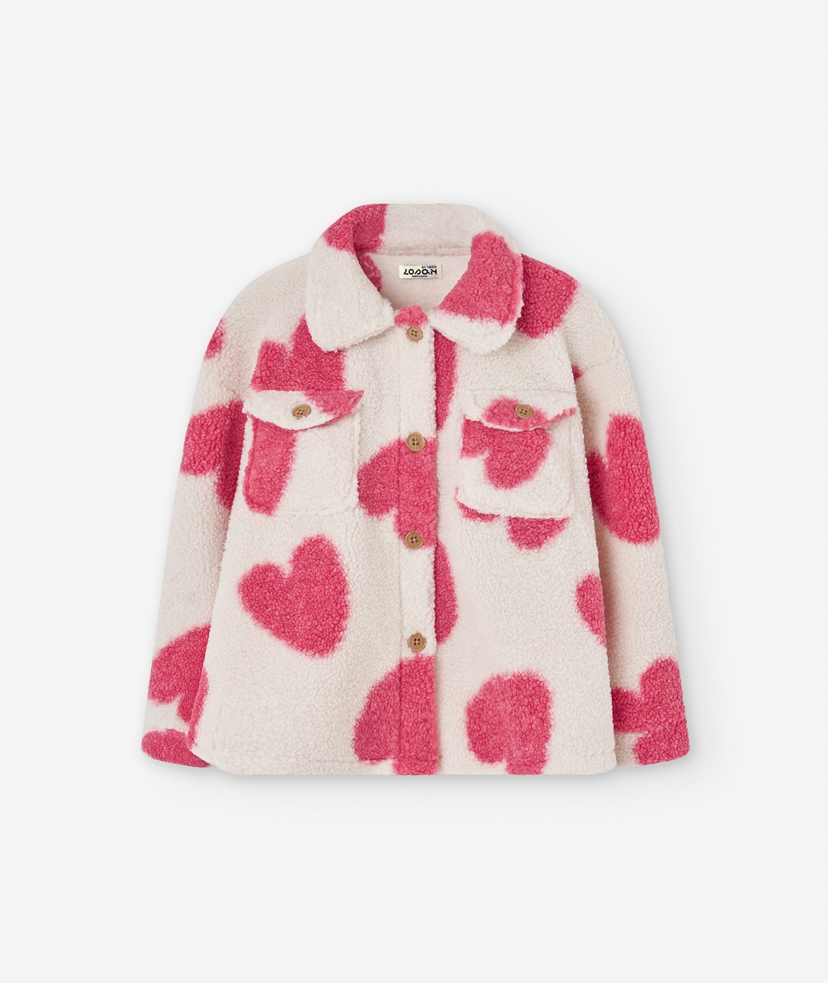 Chemise écru et rose