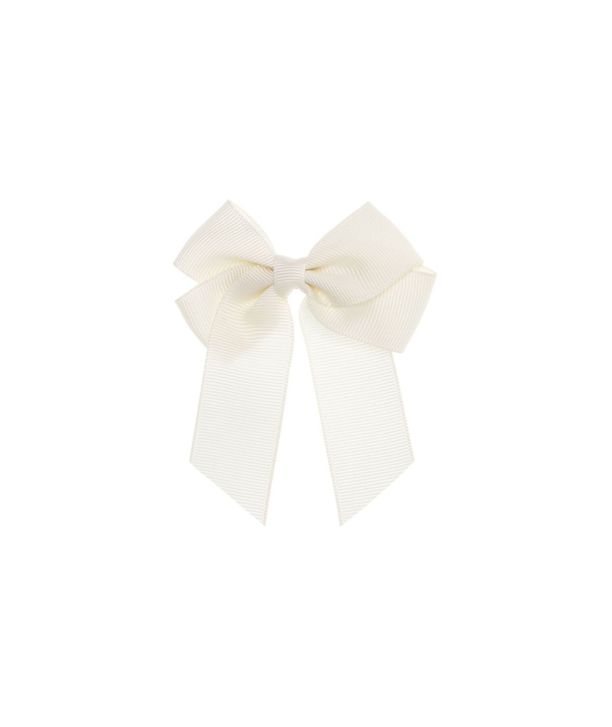 Ruban avec pince en blanc