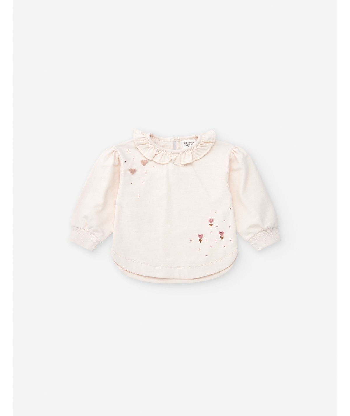 Sweatshirt beige clair