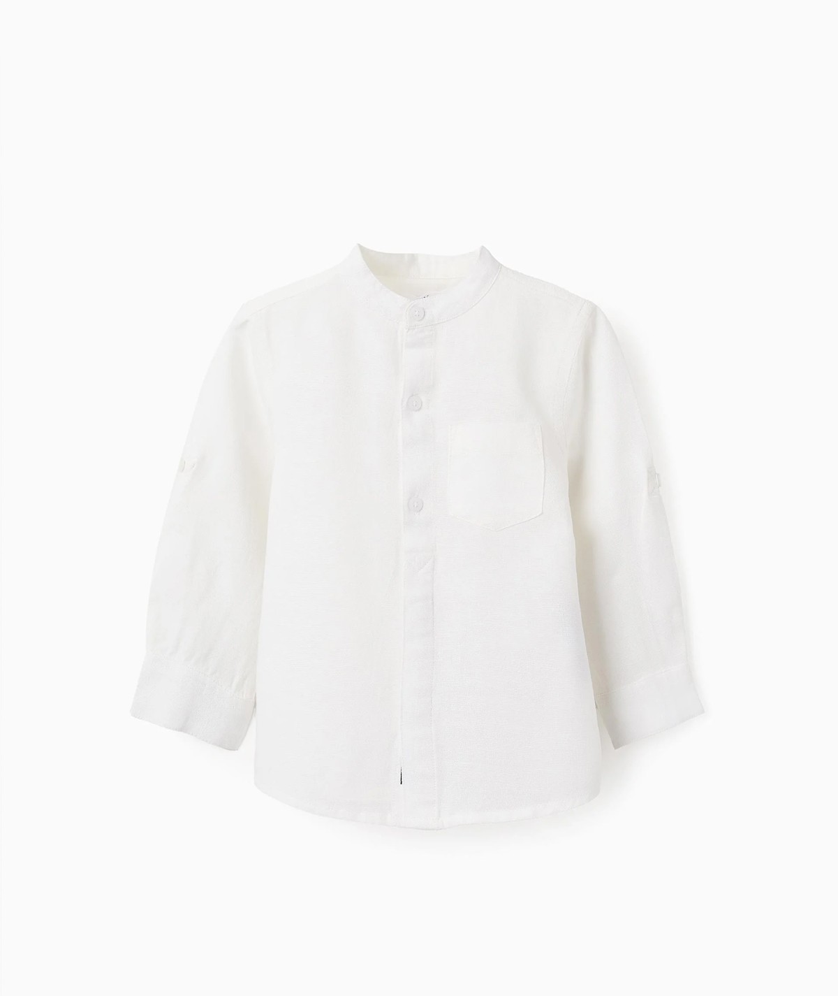 Chemise en lin blanche