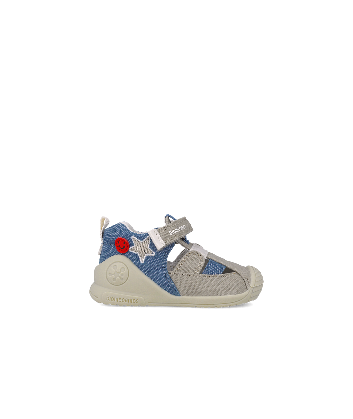 Sandales en toile beige