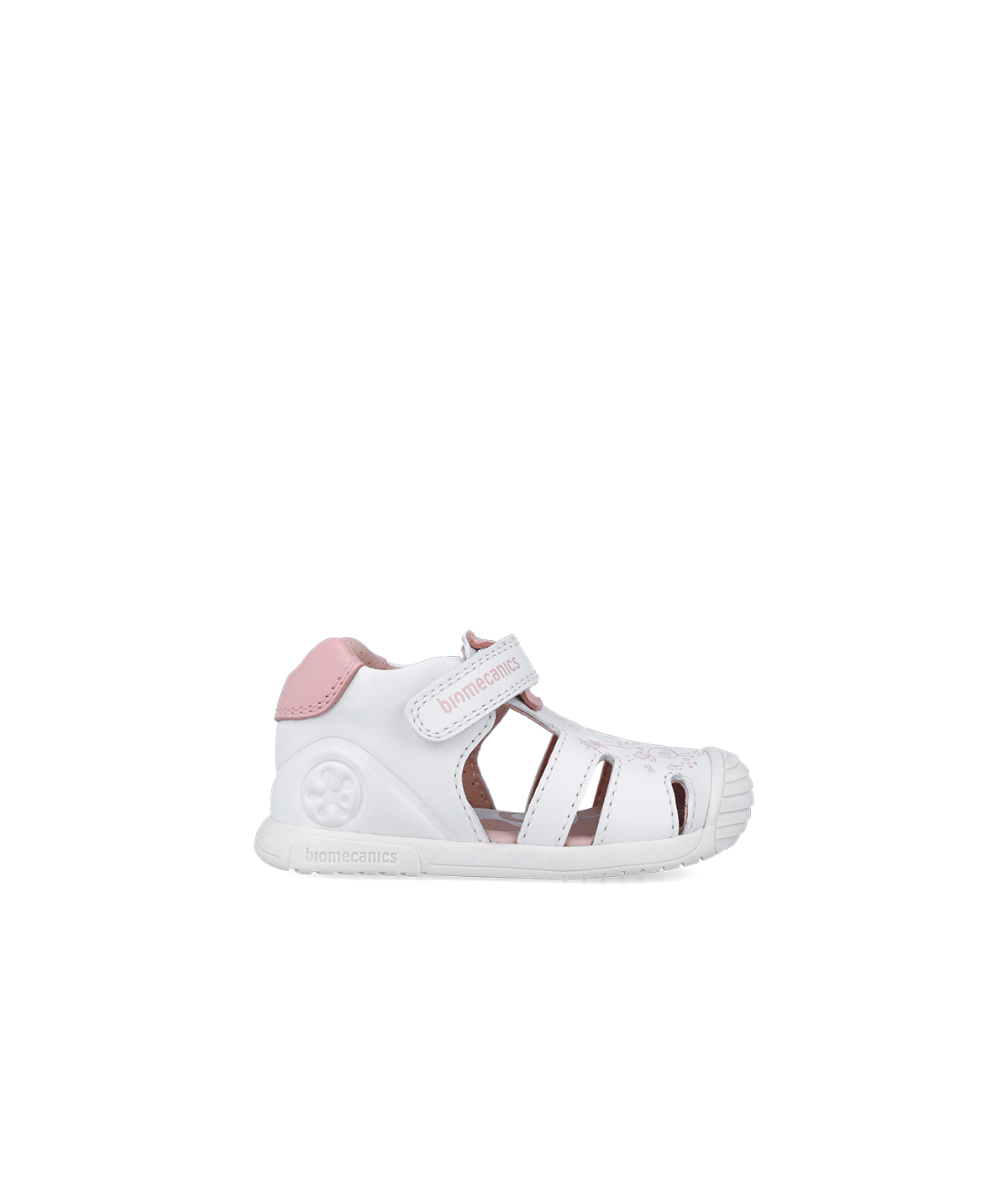Sandales premiers pas en cuir blanc pour fille Biomecanics Pointure 23