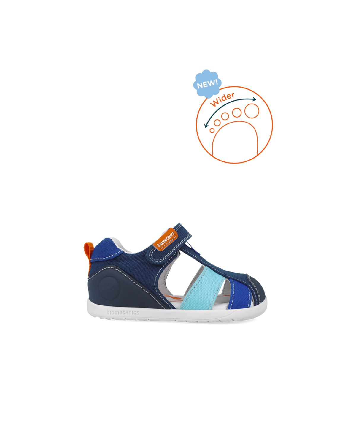 Sandales premiers pas bleu...