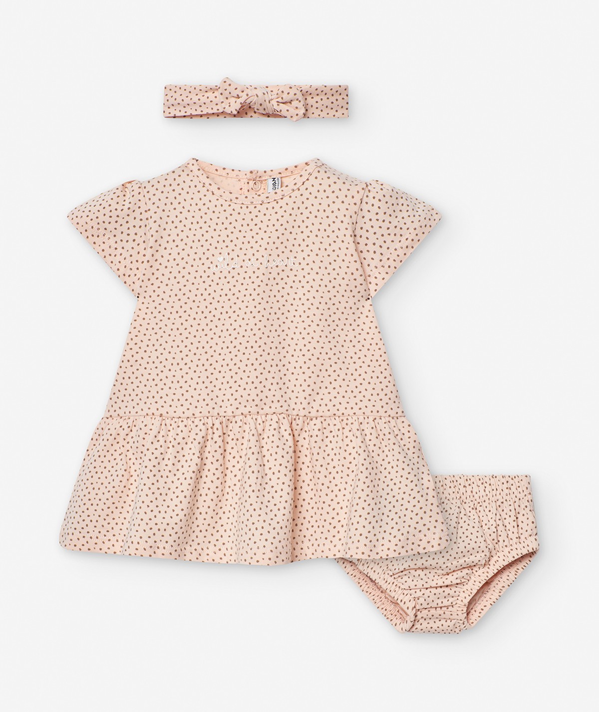 robe bébé fille rose poudré LOSAN Taille/Mois à M