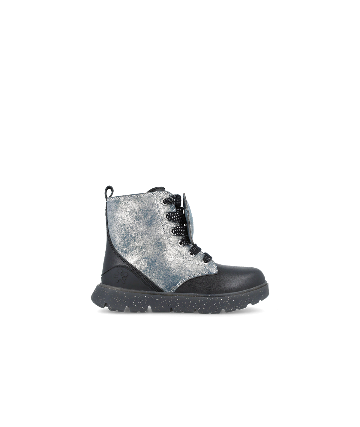 Botte noir et argent avec...