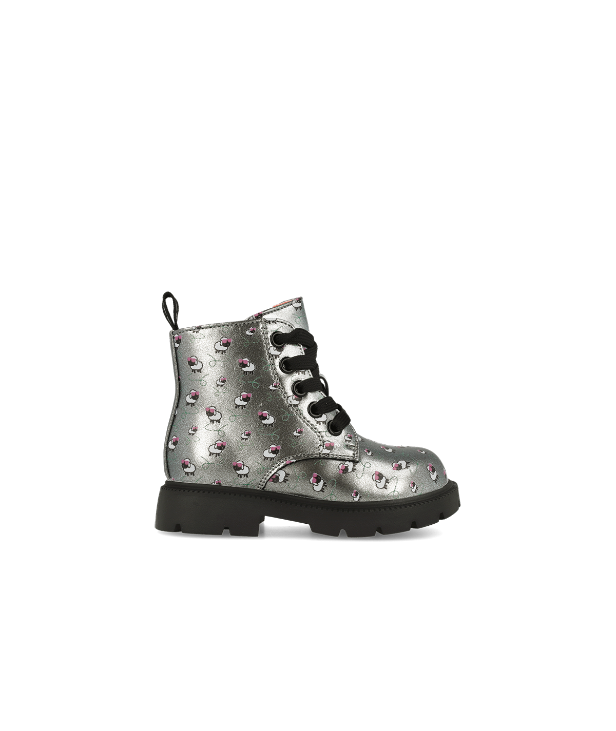 Bottines pour fille en argent