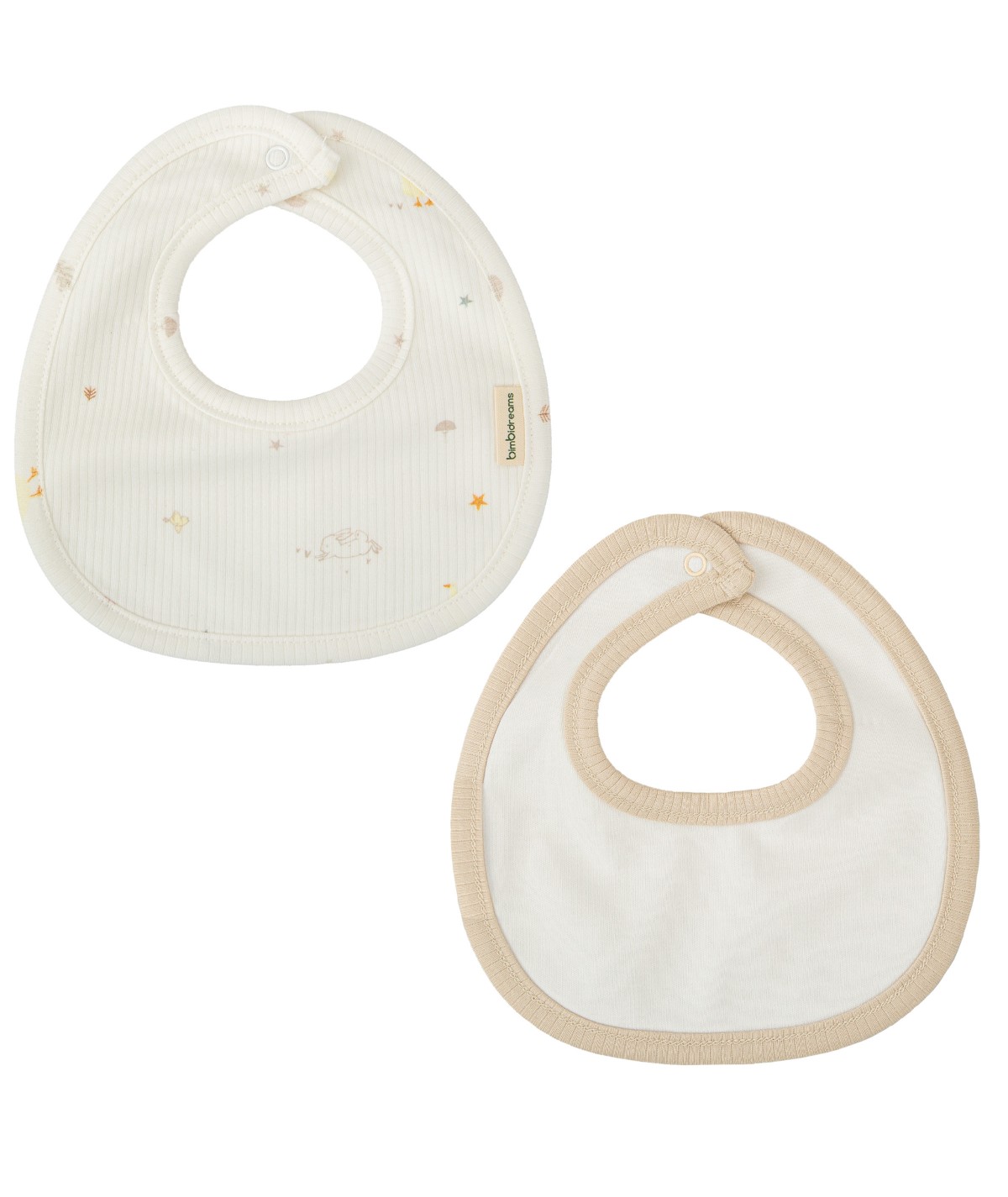 Set de 2 Bavoirs Bébé 19x19...