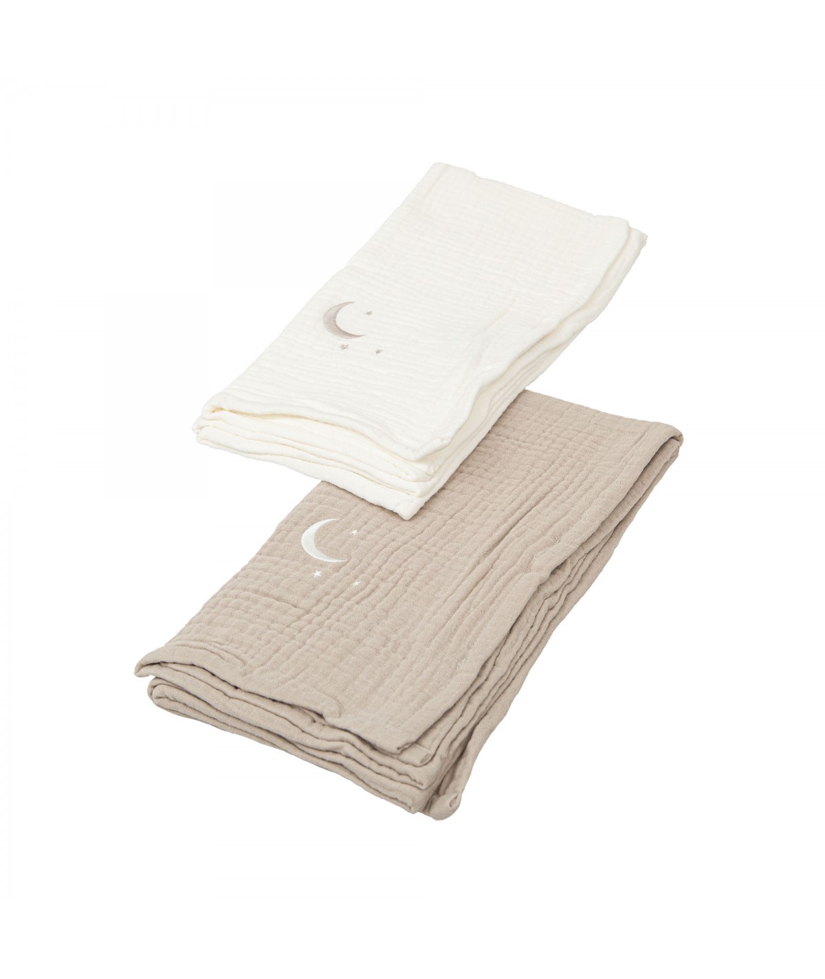 Set de 2 langes bébé 60x60...