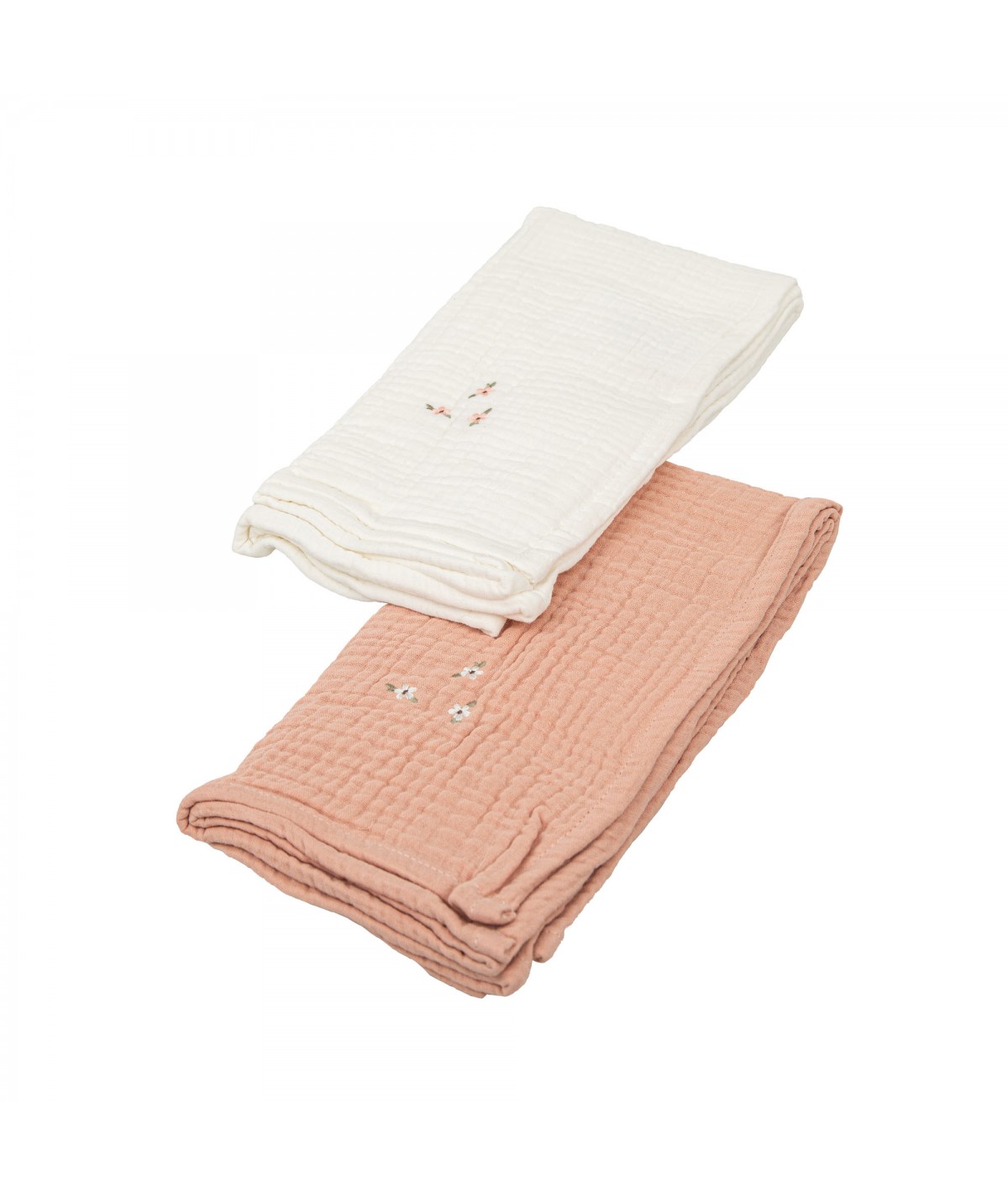 Set de 2 langes bébé 60x60...