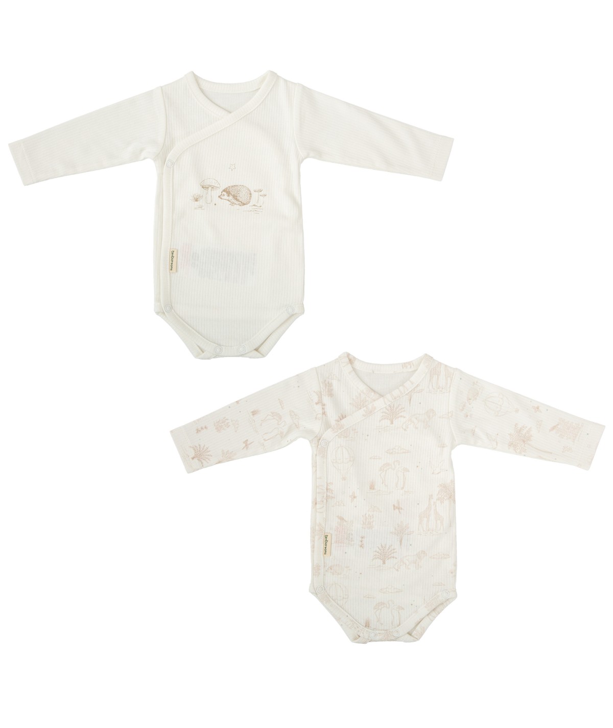 Pack 2 bodies bébé manches...