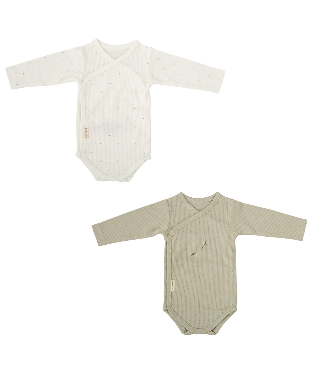 Pack 2 bodies bébé manches...