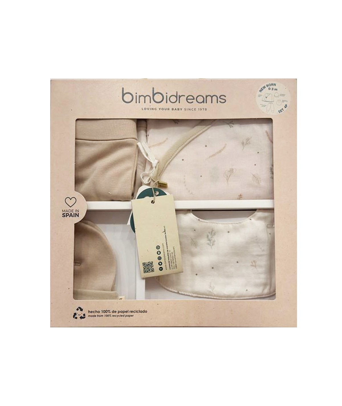 Set 4 pièces bébé – Beige