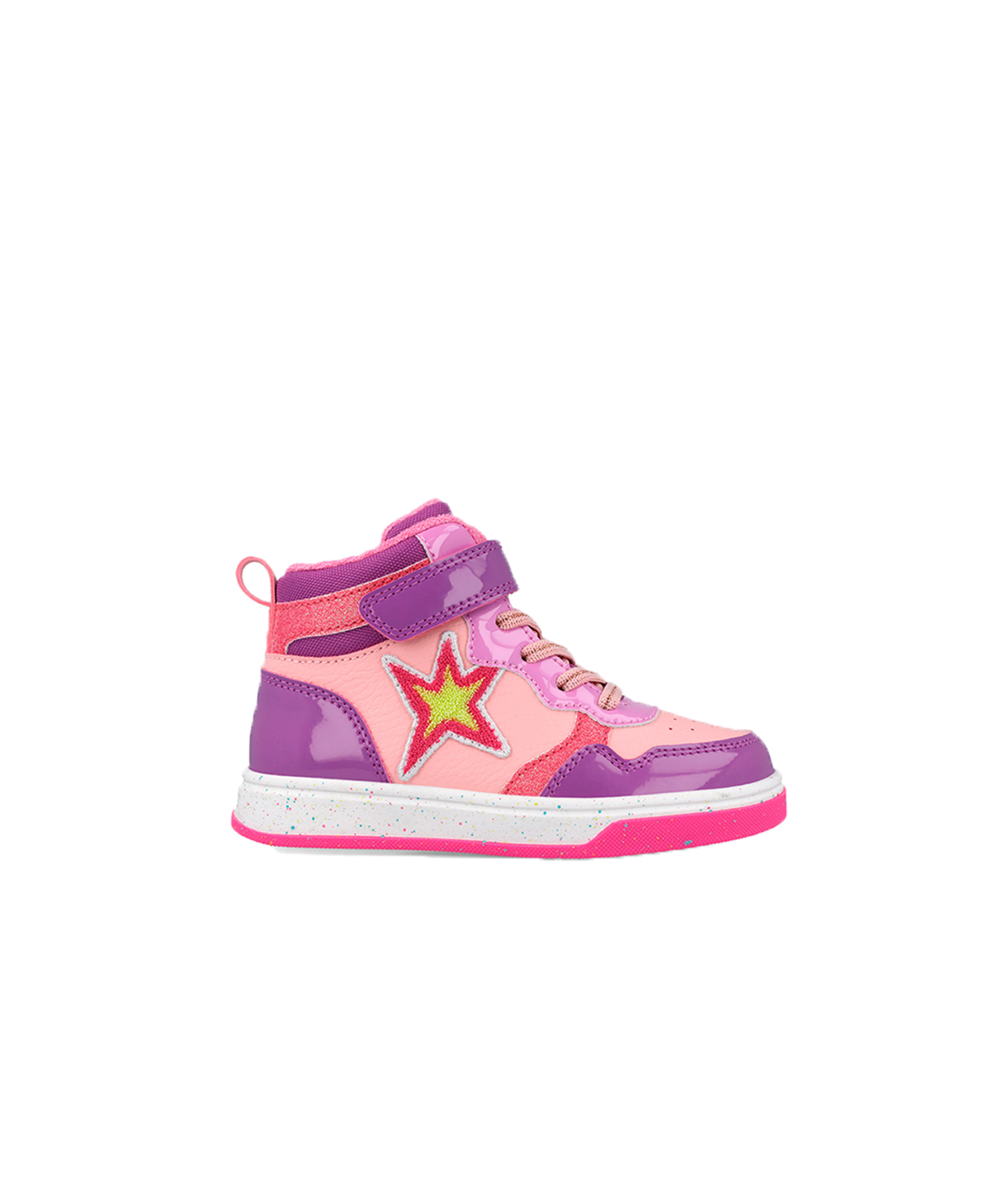 Bottine sport rose pour fille