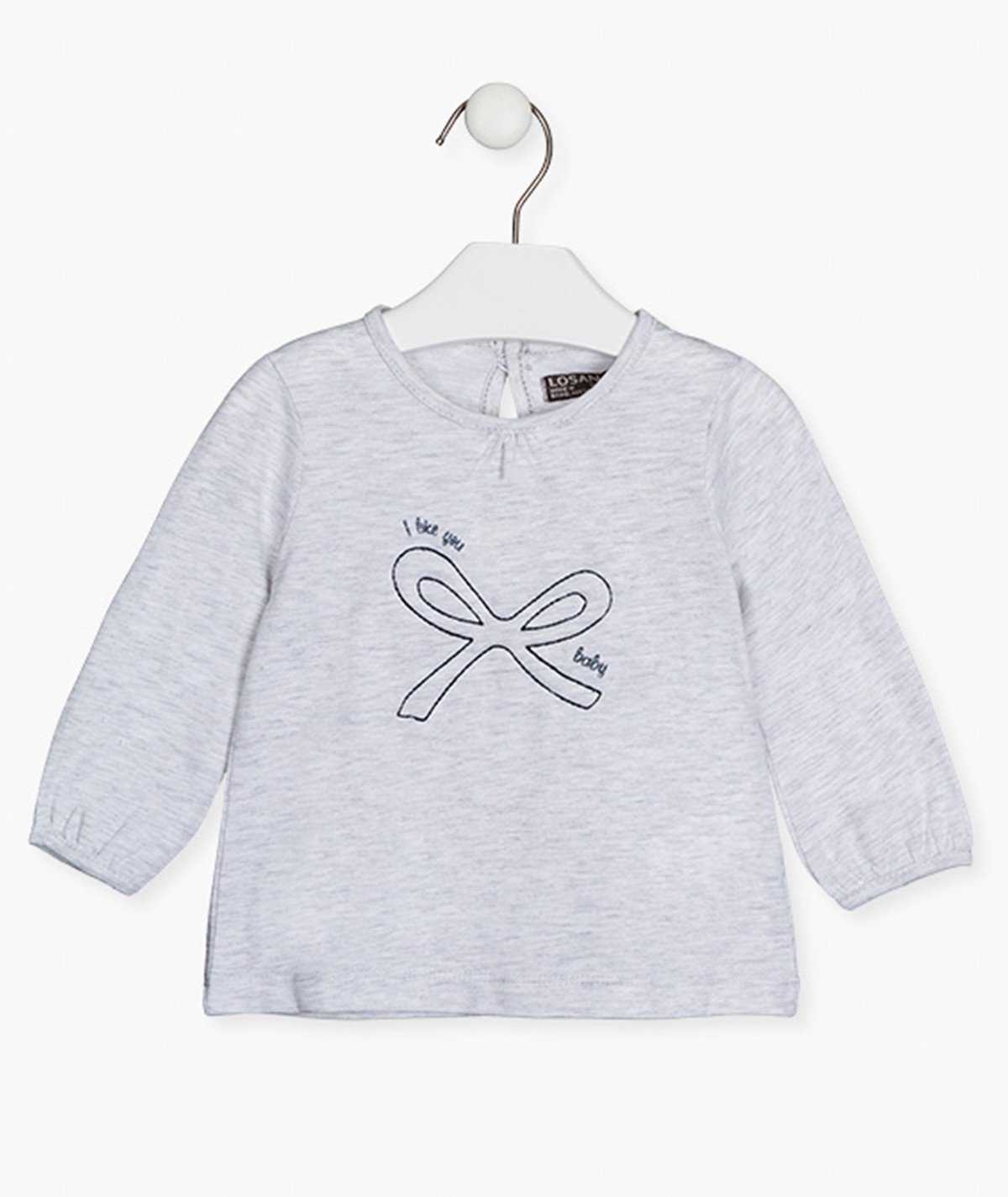 T-shirt avec nœud brodé