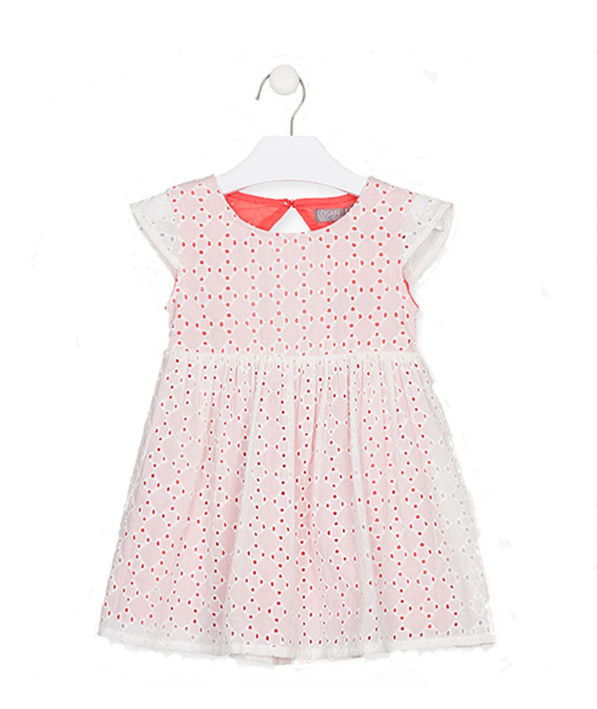 Robe en voile brodé