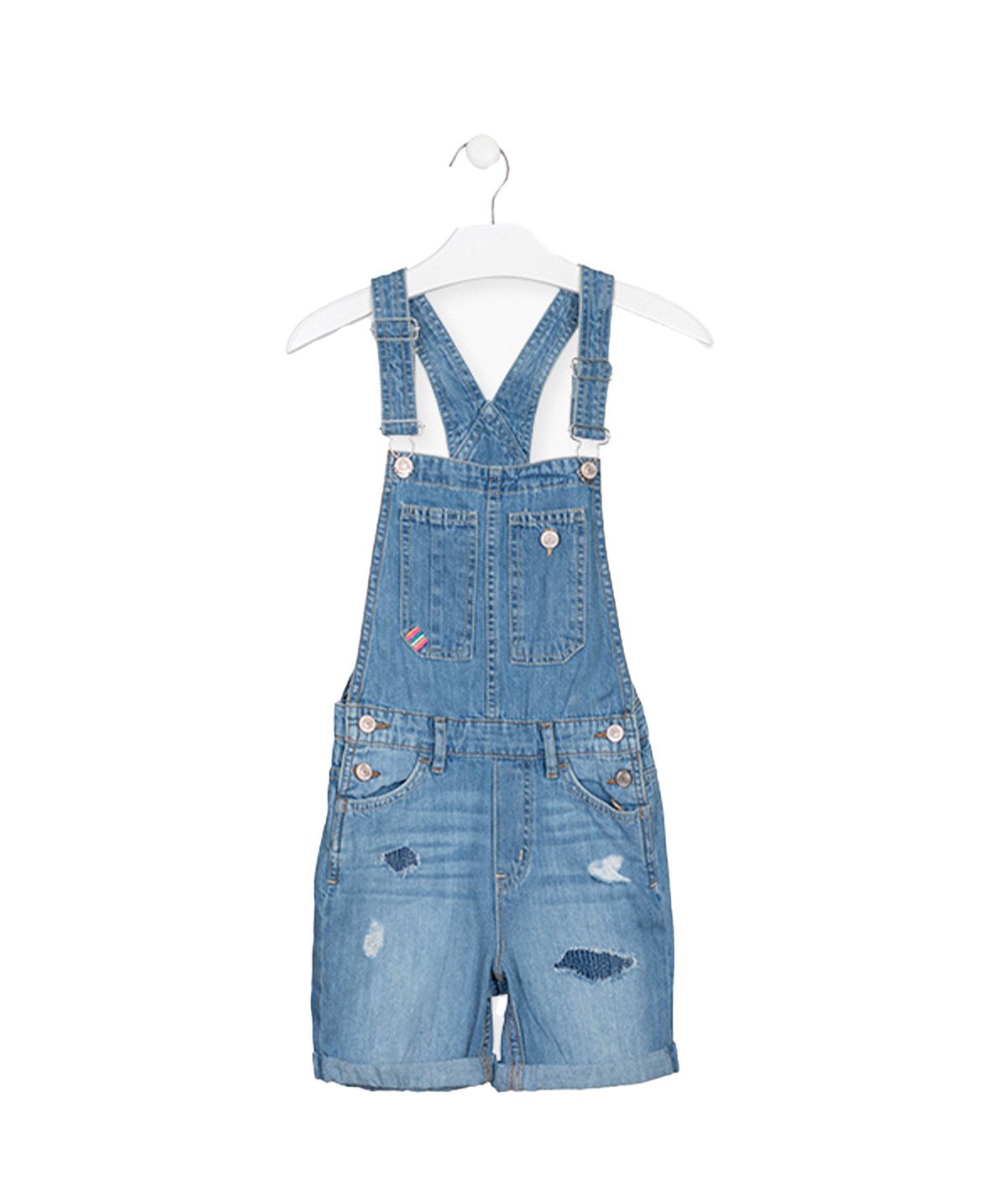 Combinaison courte en denim