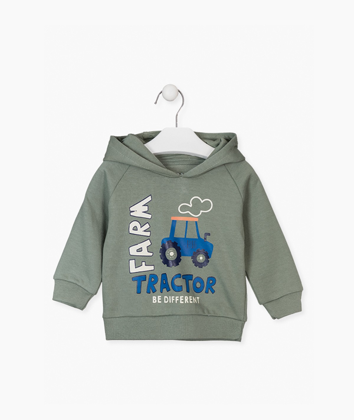 Sweat à capuches vert