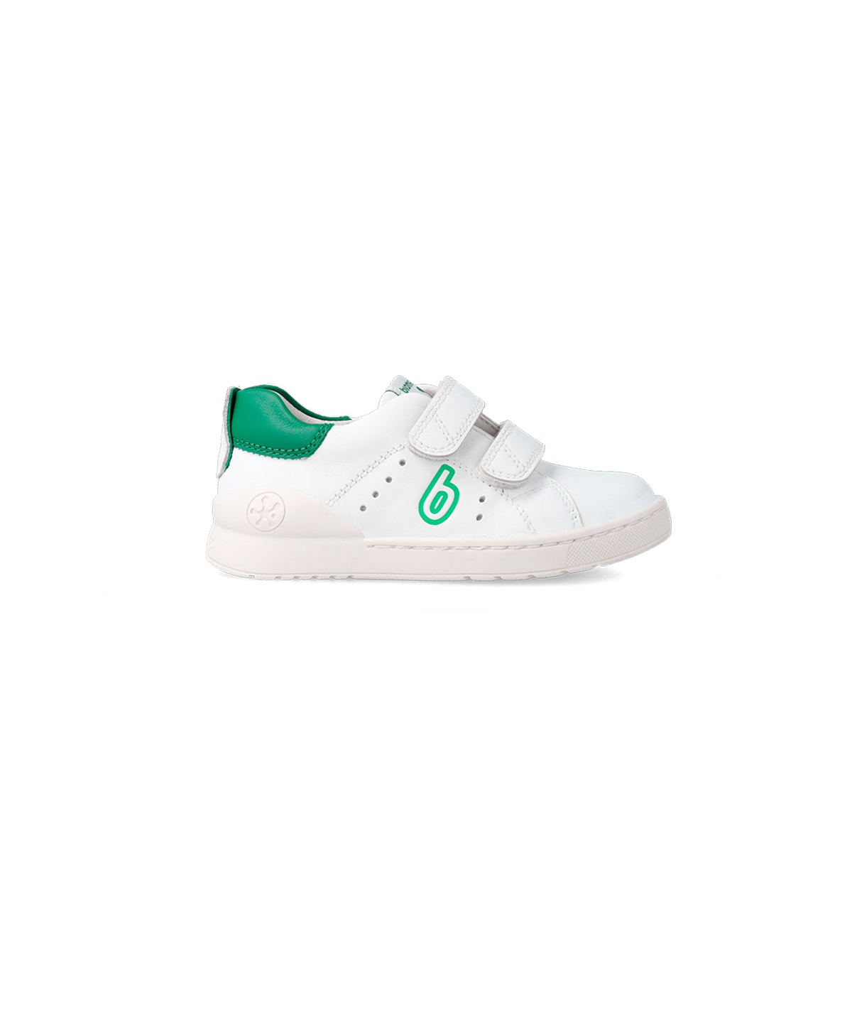 Sneakers bas blanc et vert
