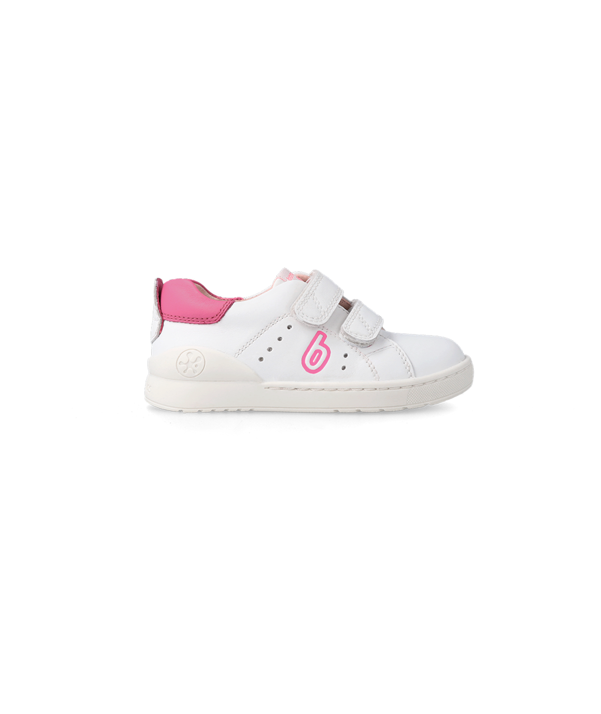 Sneakers Bas blanc et rose