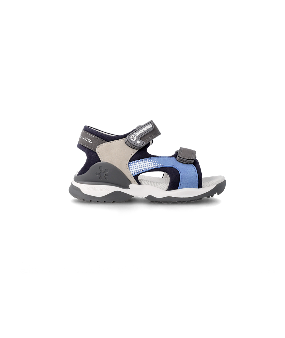 Sandales gris et bleu