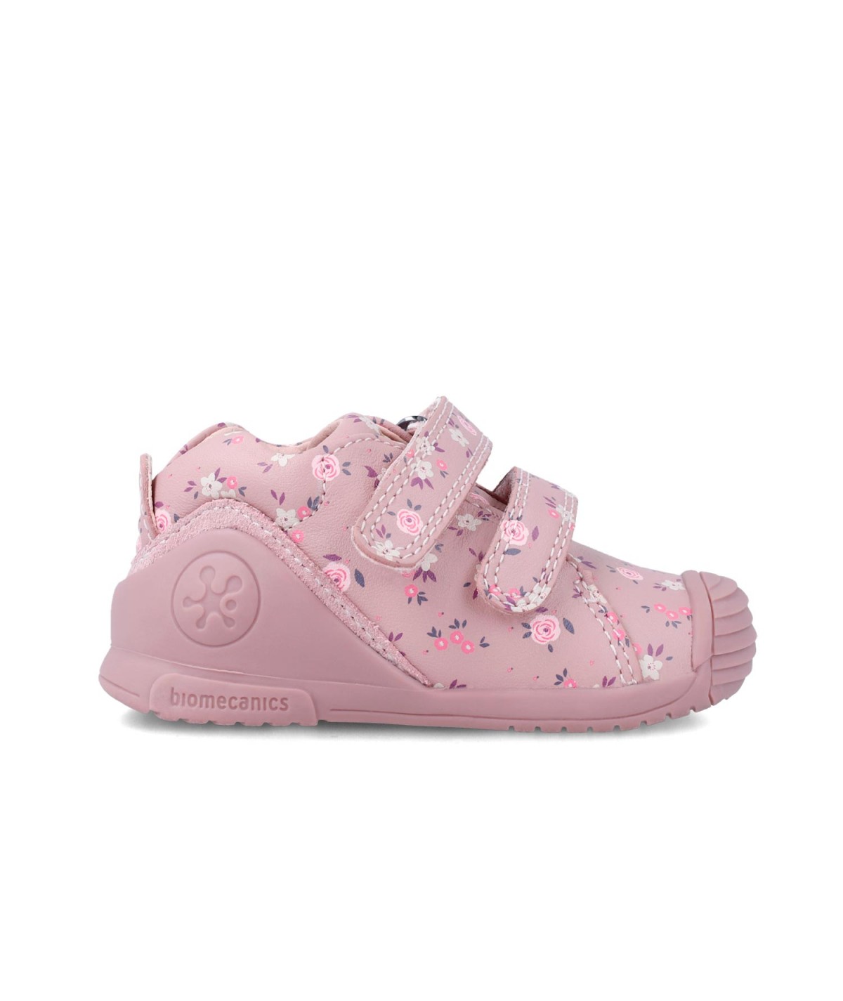Sneakers haut fleurs roses