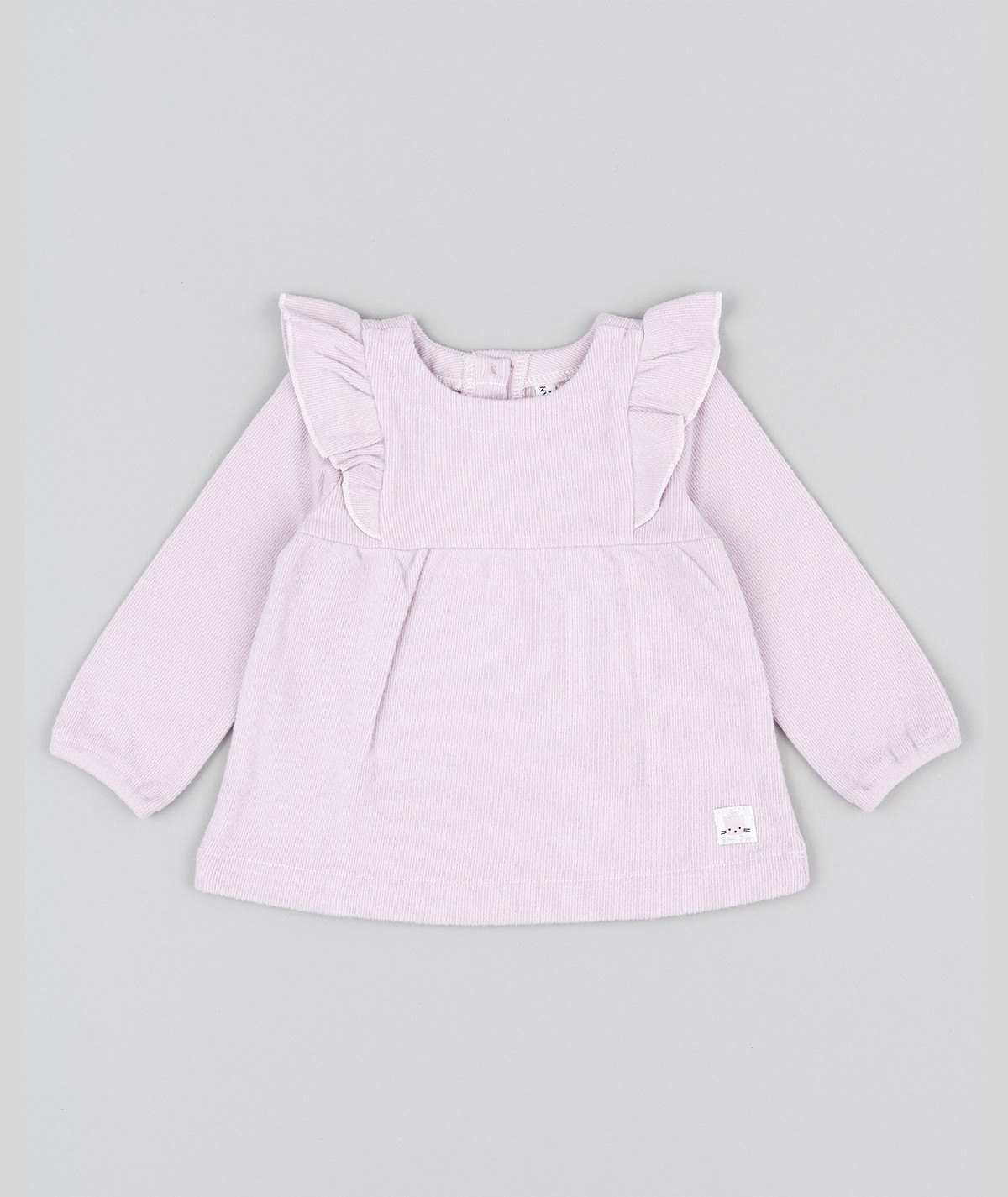 T-shirt à manches longues rose