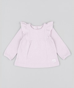 T-shirt à manches longues rose