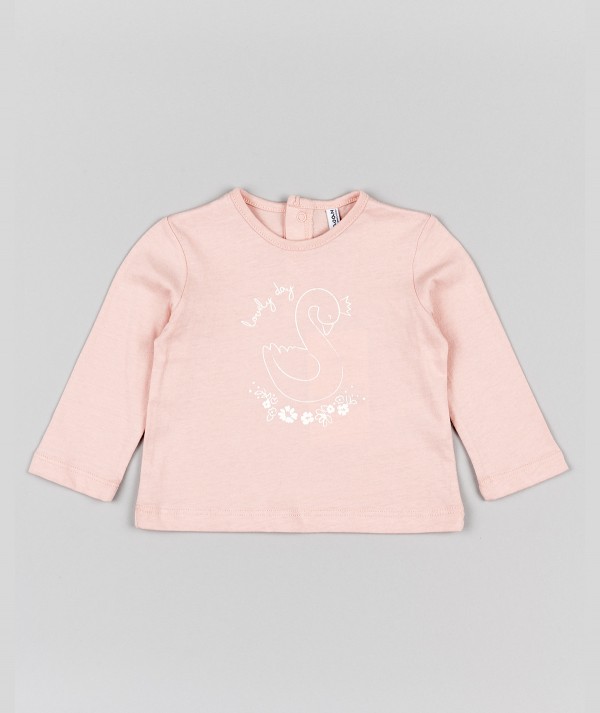 T-shirt rose terne