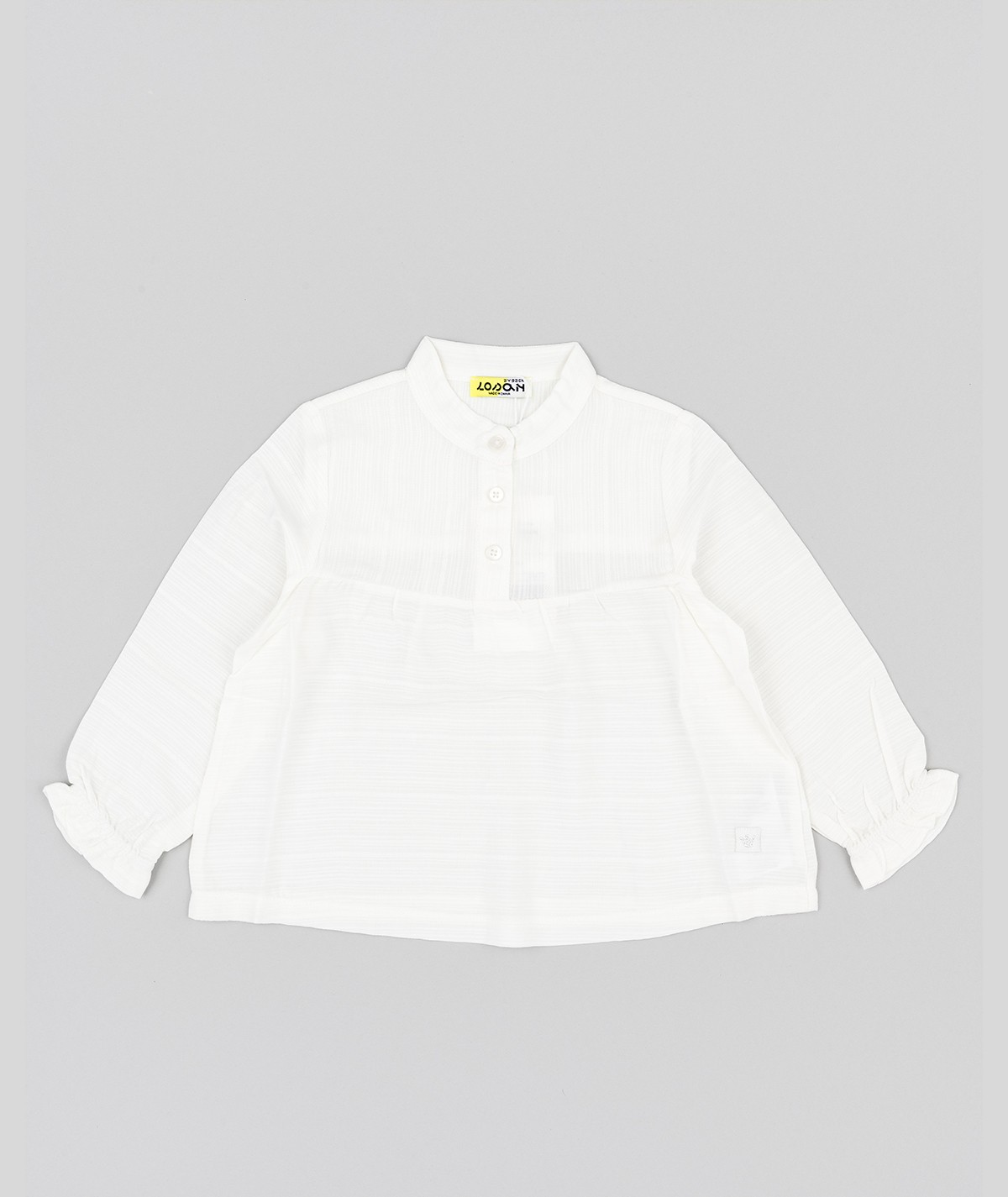 Chemise à manches longues écru