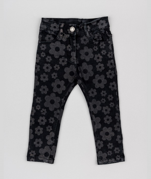 Pantalon en sergé noir