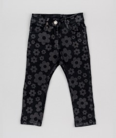 Pantalon en sergé noir