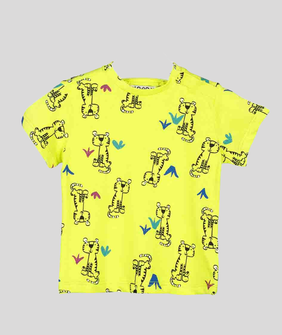 T-shirt en jersey jaune