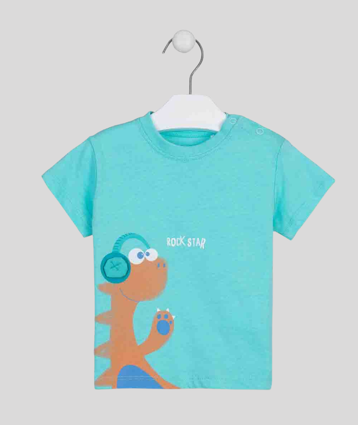 T-shirt en jersey vert d'eau