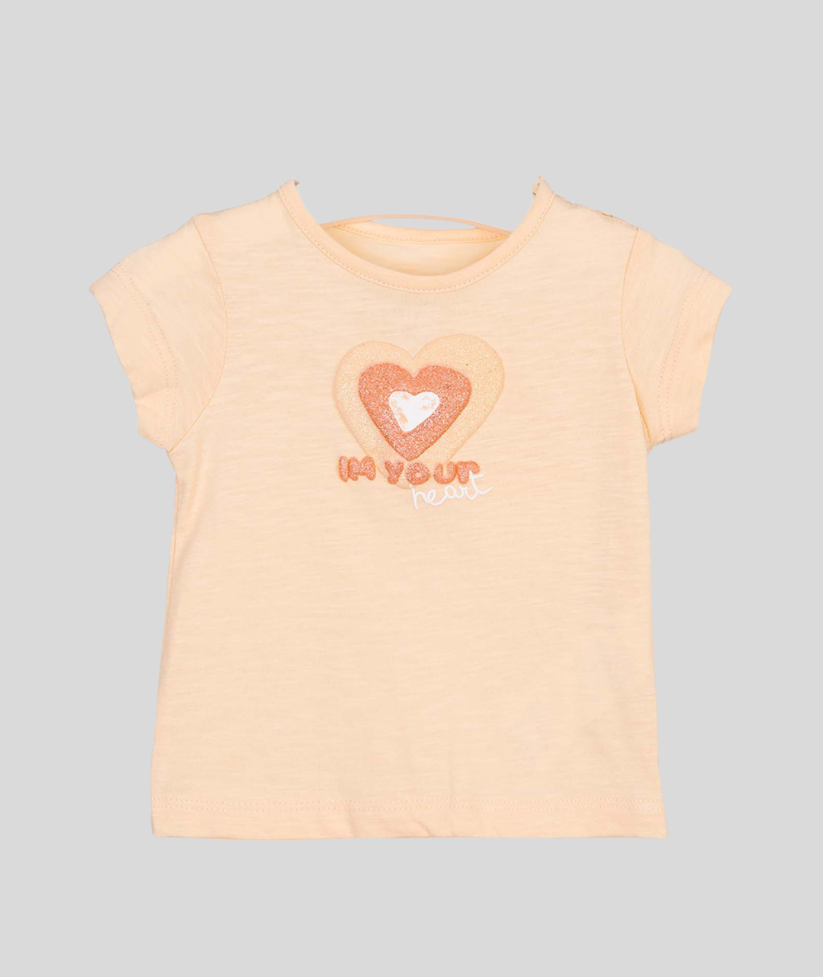 T-shirt en jersey corail