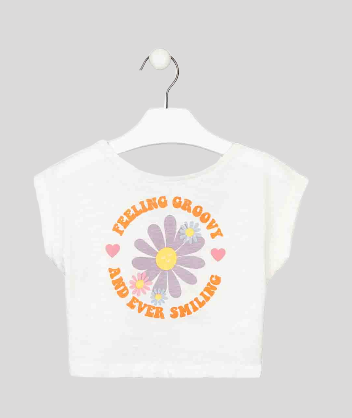 T-shirt en jersey écru