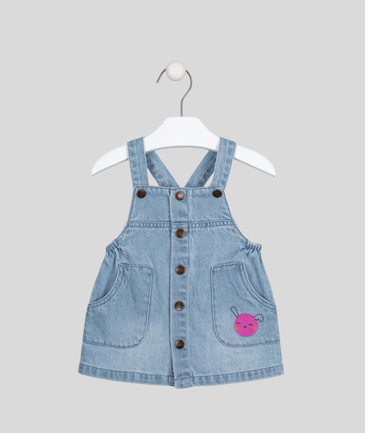 Robe salopette pour bébé fille